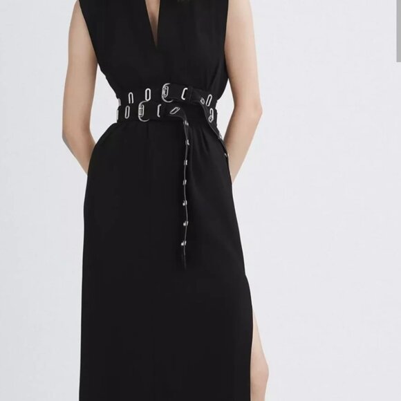 RAG & BONE HARRIET JAPANESE CREPE SLEEVELESS, size 2SS DRESS - Picture 3 of 4